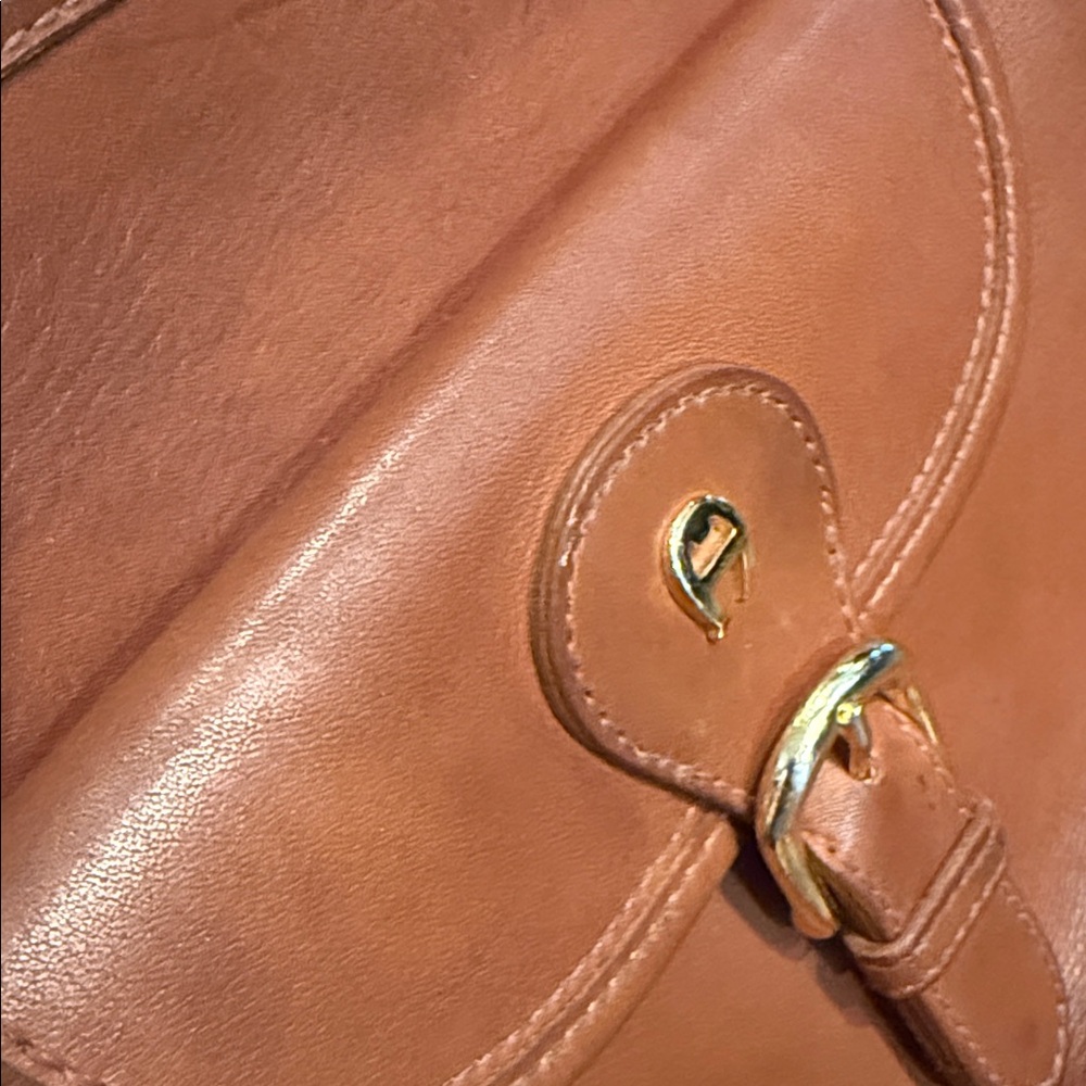 Vintage Etienne Aigner Brown Leather Crossbody Bag - Picture 15 of 15